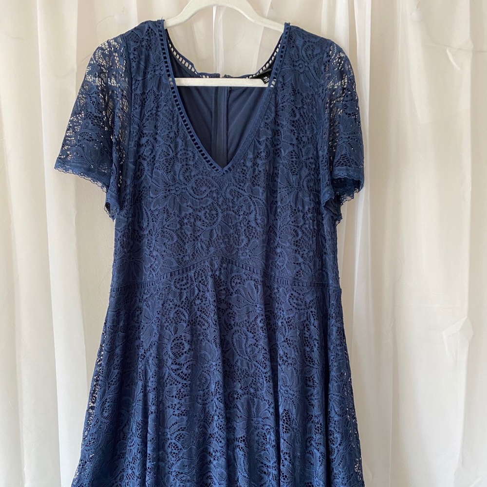 Torrid Navy Lace Dress